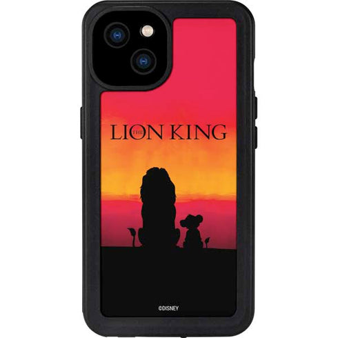 Disney The Lion King Movie Poster Art iPhone 15 Plus Waterproof Case
